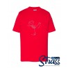 T-Shirt Criança Patinadora Ritmo Cardiaco em Strass