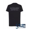 T-Shirt Criança Patinagem Artística nas costas em Strass