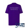 T-Shirt Criança Patinagem Artística nas costas em Strass