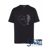 T-Shirt Criança Patinagem Artística nas costas em Strass