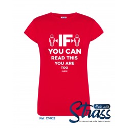 T-Shirt Senhora If You Can