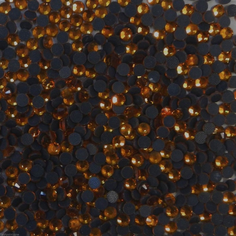 Strass Hotfix Smoke Topaz