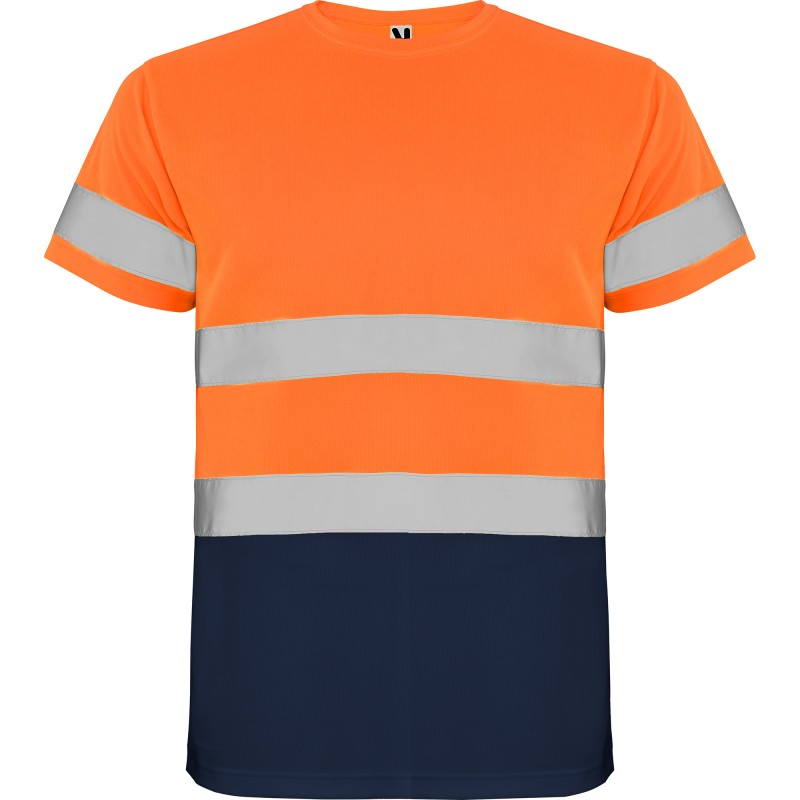 T-Shirt Delta Amarelo Fluor/Navy