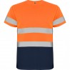 T-Shirt Delta Amarelo Fluor/Navy