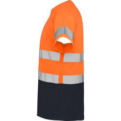 T-Shirt Delta Amarelo Fluor/Navy