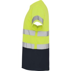 T-Shirt Delta Amarelo Fluor/Navy