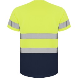 T-Shirt Delta Amarelo Fluor/Navy