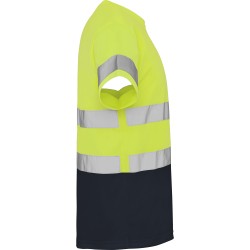 T-Shirt Delta Amarelo Fluor/Navy