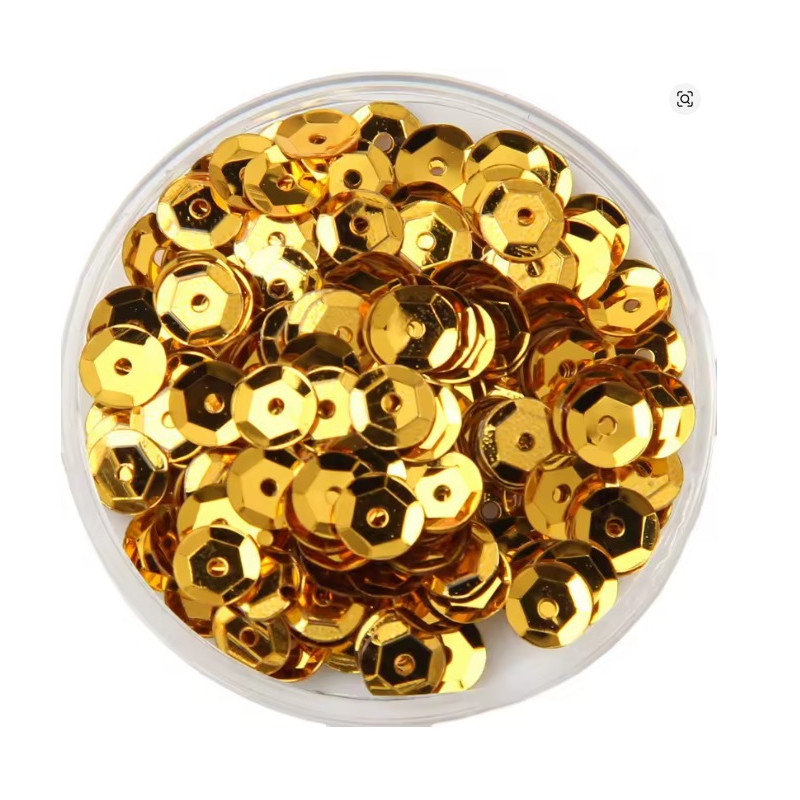 Lantejoulas Concavas Redondas soltas 5mm